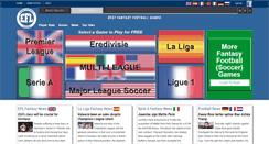 Desktop Screenshot of eurofantasyleague.com